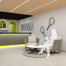 Diseño barra de bar . Desain Interior proyek oleh Esther Cariguela - 08.20.2024