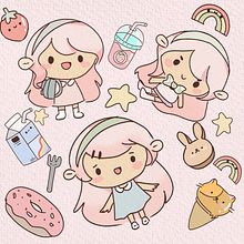 My project for course: Creating an Illustrated Brand: From the Idea to Merchandising. Traditional illustration, Br, ing, Identit, Character Design, and Digital Illustration project by tuvanjnc - 08.20.2024