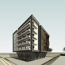 Mi proyecto del curso: Modelado de edificios paramétricos con Revit. 3D, Architecture, Interior Architecture, 3D Modeling, Digital Architecture, and ArchVIZ project by Javiera Polo C. - 08.20.2024