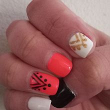 Mi proyecto del curso: Introducción al nail art. Design, Traditional illustration, Painting, Pattern Design, and Decorative Painting project by solange_punto - 08.16.2024