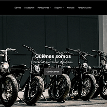 Página Web Pulse Bike. UX / UI, and Graphic Design project by alvarocortezm - 09.14.2020