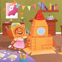 My project for course: Online Portfolio for Children’s Book Illustrators. Traditional illustration, Editorial Design, Stor, board, Portfolio Development, Children's Illustration, Narrative, Management, Productivit, and Picturebook project by lindopintorart - 08.16.2024