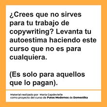 Mi proyecto del curso: Copywriting para copywriters. Advertising, Cop, writing, Stor, telling, and Communication project by capdevi_maria - 08.21.2024