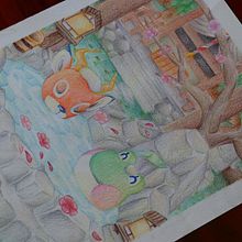 Relax at the onsen. Traditional illustration project by Paula Aneas García - 08.21.2024