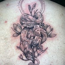 Mi proyecto del curso: Técnicas de tatuaje blackwork con línea fina. Tattoo Design project by Kevin Rubiano - 08.22.2024