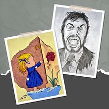 Childhood drawings. Un proyecto de Dibujo, Dibujo a lápiz, Pintura gouache y Pintura de Ramy Saadallah - 21.08.2024