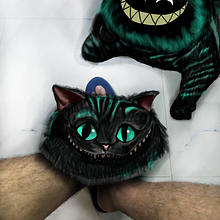 Cheshire Cherish. Digital Illustration, and Photo Retouching project by Abhinav - 01.17.2021