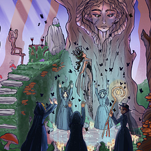 Mi proyecto del curso: Ilustraciones de bosques de fantasía en Procreate y Photoshop. Digital Illustration, Children's Illustration, and Digital Drawing project by Julieth Ceballos - 08.22.2024