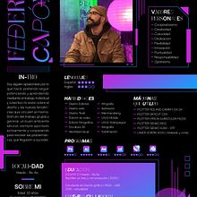 Curriculum Vitae - Federico Capón. Un projet de Design , Illustration traditionnelle, Design graphique, Illustration vectorielle, Illustration numérique , et Conception numérique de federico capón - 23.08.2024
