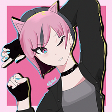 Fanart - Neko Cytus II. Digital Illustration project by thedd - 08.23.2024