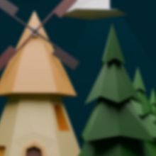 Mi proyecto del curso: Modelado de escenarios low poly para videojuegos. 3D, and 3D Modeling project by jhonfvirgen17 - 08.23.2024
