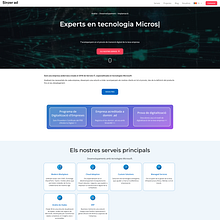 Web corporativa para SinzerAD. Programming, UX / UI, IT, Br, ing, Identit, Creative Consulting, Multimedia, Web Design, Web Development, Cop, writing, Creativit, and Business project by Samuel Pimenta - 08.01.2024