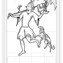 Carta del loco . Un progetto di Illustrazione tradizionale, Character design e Graphic design di Iván Jaramillo - 21.08.2024