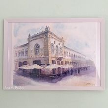 My project for course: Architectural Sketching with Watercolor and Ink. Sketching, Drawing, Watercolor Painting, Architectural Illustration, Sketchbook & Ink Illustration project by Ana M. Pavlov - 08.23.2024