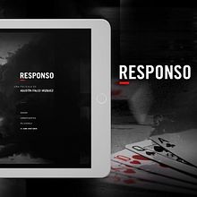 RESPONSO / LARGOMETRAJE FICCIÓN. Diseño Editorial. Un proyecto de Diseño editorial, Diseño gráfico, Diseño de la información, Tipografía, Cine y Diseño tipográfico de Marce Pucci - 23.08.2024