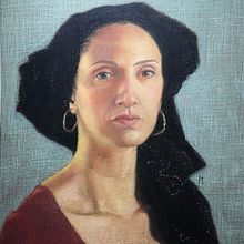 Playing with the color black. Un progetto di Pittura e Disegno di ritratti di Susannah Fisher - 24.08.2024