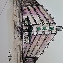 Il mio progetto del corso: Disegno architettonico con acquerello e inchiostro. Een project van  Schetsen,  Tekening, Aquarelschilderen,  Architecturale illustratie, Sketchbook y  Illustratie met inkt van alemarcialis67 - 24.08.2024