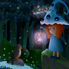 My project for course: Children’s Illustration with Procreate: Paint Magical Scenes. Un projet de Illustration numérique, Illustration jeunesse, Peinture numérique , et Album illustré de peony_b_handler - 22.08.2024
