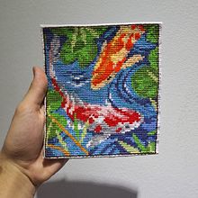 Meu projeto do curso: Ponto-cruz moderno com efeito fotográfico. Un proyecto de Bordado, Tejido y Diseño textil de gabevino - 25.08.2024