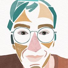 Geometrical portrait. Inspired by Luca Font.. Digital Illustration project by Anne Jodocy - 04.24.2024