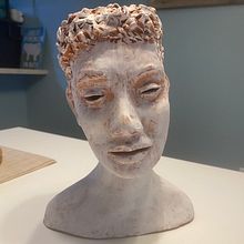 My project for course: Introduction to Clay Figurative Sculpture. Projekt z dziedziny  Sztuki piękne i Rzeźba użytkownika Regine Haardoerfer - 25.08.2024