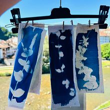 Mon projet du cours : Cyanotype : technique d'impression à la lumière. Arts, Crafts, Fine Arts, Printing, DIY, and Film Photograph project by Jislen B. - 08.26.2024