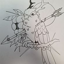 Mi proyecto del curso: Ilustración de tatuajes blackwork desde cero. Traditional illustration, Drawing, Digital Illustration, Tattoo Design, and Digital Drawing project by Aizen Duran - 08.27.2024