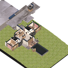 Mi proyecto del curso: Diseño y modelado arquitectónico 3D con Revit. Un proyecto de 3D, Arquitectura, Arquitectura interior, Modelado 3D, Arquitectura digital y Visualización arquitectónica de paradas_munoz - 27.08.2024