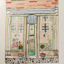 Mi proyecto del curso: Ilustración urbana en acuarela: retrata tu ciudad. Een project van Schilderij,  Tekening, Aquarelschilderen y  Architecturale illustratie van Cristina P. S. - 27.08.2024