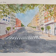 Mi proyecto del curso: Dibujo arquitectónico con acuarela y tinta. Sketching, Drawing, Watercolor Painting, Architectural Illustration, Sketchbook & Ink Illustration project by Juanjo García - 08.27.2024