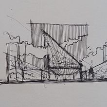 Mi proyecto del curso: Sketching diario para arquitectos. Un progetto di Architettura, Bozzetti, Disegno e Illustrazione architettonica di Manuel Reyes - 27.08.2024
