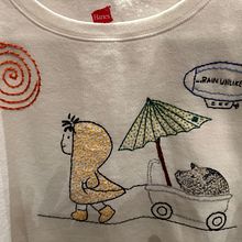 My project for course: Hand Embroidery for Clothing: Stitch a Collage Design. Embroider, Upc, cling, and Textile Design project by nlmoon - 08.27.2024