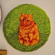 My neighbour's cat - Tiger. Arts, Crafts, and Punch Needle project by Jo Ullah - 08.03.2024