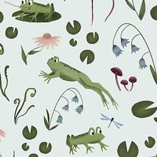 My project for course: Designing for Kids: Create Playful Patterns. Traditional illustration, Product Design, Pattern Design, Digital Illustration, and Children's Illustration project by Brittany Schmid - 08.28.2024