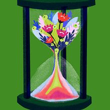 Editorial Illustration: Dwindling Biodiversity Due to Climate Change. Design, Digital Illustration, Editorial Illustration, Fine Arts, Botanical Illustration, Creativit, Concept Art, and Graphic Design project by Meg Wagler - 08.29.2024