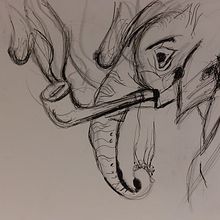 Mi proyecto del curso: Ilustración surrealista con rotuladores. Traditional illustration, Pencil Drawing, Drawing, Realistic Drawing, Artistic Drawing & Ink Illustration project by sophieduart84 - 08.25.2024