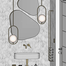 Rediseño de baño. Design project by mileykamoreta - 07.05.2024