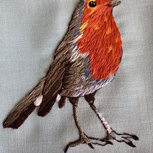 Mi proyecto del curso: Pintar con hilo: técnicas de ilustración textil. Traditional illustration, Embroider, and Textile Design project by Rebeca Tena Rincón - 08.30.2024