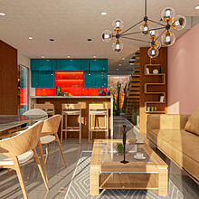 Mi proyecto del curso: Render de interiores con SketchUp y V-Ray Next. Un proyecto de Arquitectura, Arquitectura interior, Arquitectura digital y Visualización arquitectónica de Eric Eduardo González Sánchez - 31.08.2024