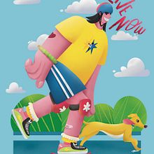 Mi proyecto del curso: Ilustraciones vibrantes en Procreate desde cero. Projekt z dziedziny Trad, c, jna ilustracja, Projektowanie postaci, Ilustracja c, frowa, Malarstwo c i frowe użytkownika Lucía - 31.08.2024