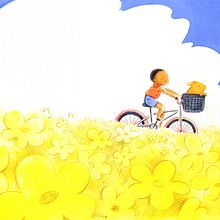 Summer Bike Ride. Traditional illustration, and Children's Illustration project by Alice Wang - 08.31.2024