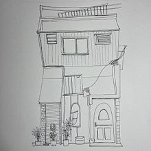 My project for course: Expressive Architectural Sketching with Colored Markers. Sketching, Drawing, Architectural Illustration, Sketchbook & Ink Illustration project by Charlie W - 08.31.2024