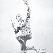Mi proyecto del curso: Dibujo realista de la figura humana. Traditional illustration, Fine Arts, Sketching, Pencil Drawing, Drawing, Realistic Drawing, and Figure Drawing project by ilustrArístides - 08.31.2024