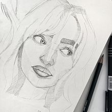 Mi proyecto del curso: Sketchbook de retrato: explora el rostro humano. Sketching, Drawing, Portrait Drawing, Artistic Drawing, and Sketchbook project by rocioortega_7 - 08.31.2024