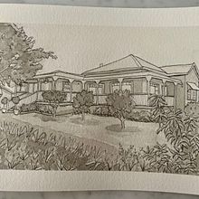 My project for course: Urban Illustration with Inking Techniques. Sketching, Drawing, Architectural Illustration, Sketchbook & Ink Illustration project by marcy_nicholson - 09.01.2024