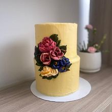 Mi proyecto del curso:  Cake design: flores de crema de mantequilla con espátula. Projekt z dziedziny DIY, Kompoz i cje kwiatowe i botaniczne użytkownika dulceflorapasteleria - 01.09.2024
