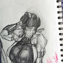 Dibujo de OC aleatorio.. Traditional illustration, Character Design, Comic, and Manga project by marcobogran3 - 08.31.2024