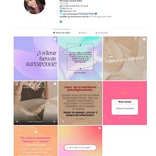 Mi feed de psicóloga . Social Media, Creativit & Instagram project by carolinalya3 - 09.01.2024