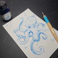 First try with this Medium.  Think there would coming more thx  . Un progetto di Disegno artistico, Disegno, Illustrazione con inchiostro, Illustrazione naturalistica, Sketchbook e Bozzetti di stiegler_schmid - 02.09.2024