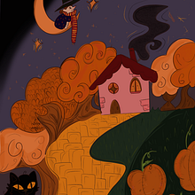 Mi proyecto del curso: Ilustraciones de bosques de fantasía en Procreate y Photoshop. Un progetto di Illustrazione infantile, Disegno digitale e Illustrazione digitale di p_morenoguerrero - 02.09.2024